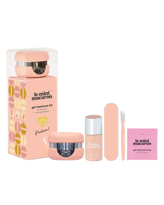 Le Mini Macaron Gel Manicure Kit Praline Limited Edition