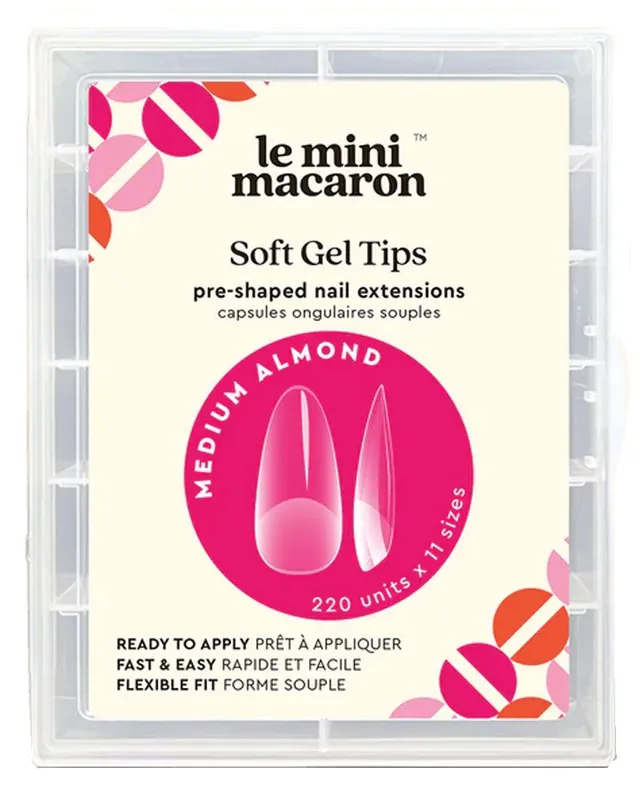 Online Kaufen Le Mini Macaron Soft Gel Tips Medium Almond