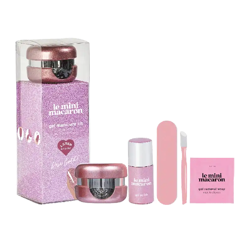 Markenprodukt Le Mini Macaron Gel Manicure Kit Rose Gold (U)