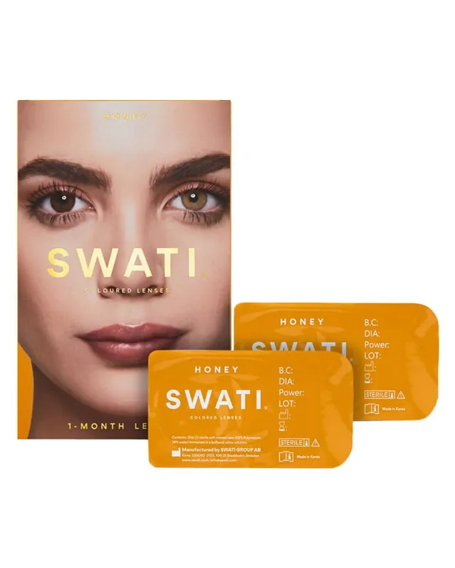 SWATI Cosmetics Swati 1-Monats-Kontaktlinsen Honey Sonderaktion