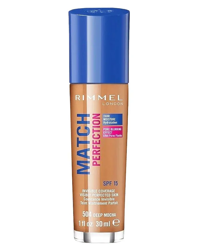 Rimmel Match Perfection SPF 15 504 Deep Mocha Nur Heute