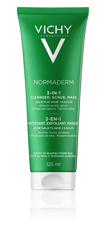 Vichy Normaderm 3 in 1 Scrub + Cleanser + Mask (125 ml) Geprüft