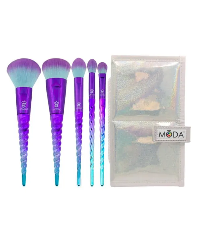 Neu Im Sortiment Royal Langnickel Moda Mythical 6PC Celestial Blue Travel Kit