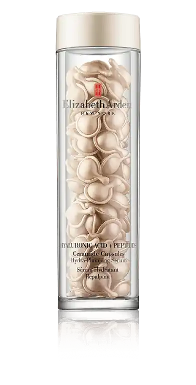 Wochenendangebot Elizabeth Arden Ceramide Hyaluronic Acid + Peptides Hydra-Plumping Serum 90 Capsules (42 ml)