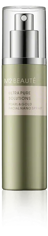 M2 Beauté Ultra Pure Solutions Pearl & Gold Facial Nano Spray (75 ml) Markenprodukt