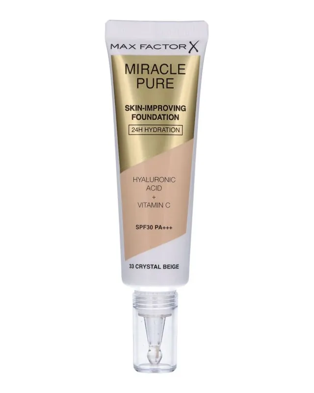 Max Factor Miracle Pure Skin-Improving Foundation - 33 Crystal Beige Letzte Chance