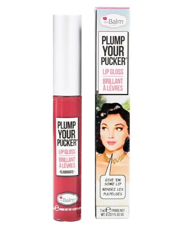 The Balm Plump Your Pucker Lip Gloss - Elaborate Echt