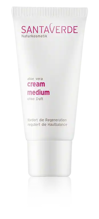 Solange Der Vorrat Reicht Santaverde Face Care Cream Medium Parfümfrei (30 ml)