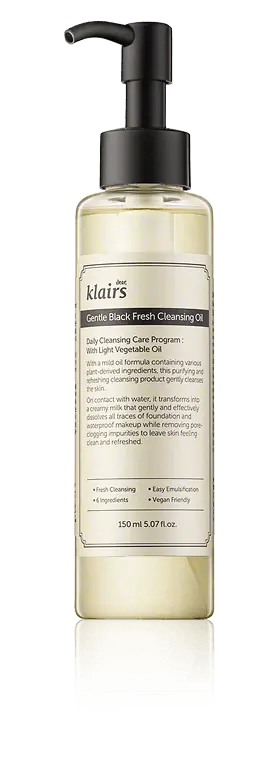dear, Klairs Gentle Black Fresh Cleansing Oil (150 ml) Geprüft