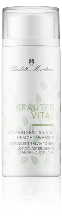 Begrenztes Angebot Charlotte Meentzen Kräutervital Adstringent Salvia-Gesichtswasser für fettige Haut (150 ml)