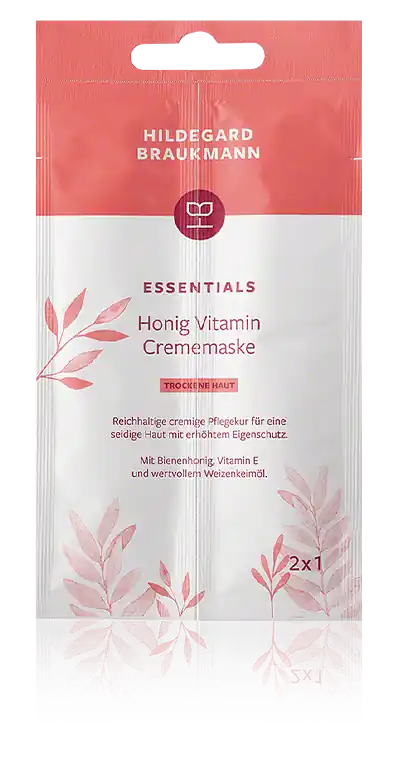 Hildegard Braukmann Essentials Honig Vitamin Crememaske (2 x 7 ml) Premium