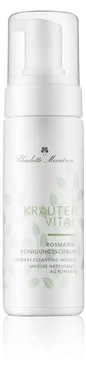 Charlotte Meentzen Kräutervital Rosmarin Reinigungsschaum für fettige Haut (150 ml) Garantierte Lieferung