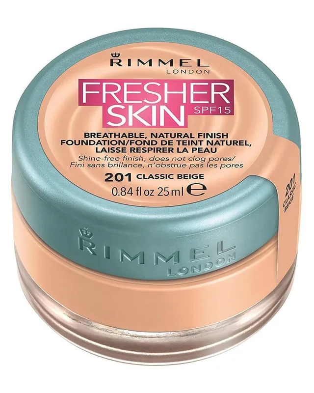 Rimmel Fresher Skin Foundation SPF 15 201 Classic Beige Mengenrabatt
