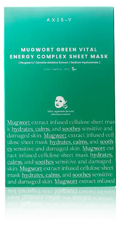Bestseller AXIS-Y 6+1+1 Mugwort Green Vital Energy Complex Sheet Mask (27 ml)