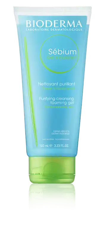 Bioderma Sébium Gel Moussant Purifying Cleansing Foaming Gel in Tube (100 ml) Rabatt