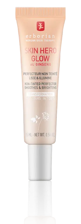 Erborian Skin Hero Glow Non-Tinted Perfector (15 ml) Kostenloser Rückversand