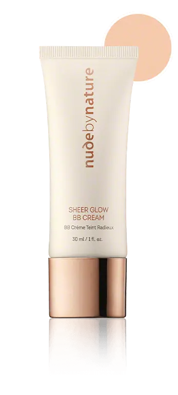 Nude by Nature Sheer Glow BB Cream 01 Porcelain (30 ml) Garantierte Lieferung