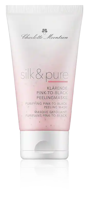 Preisreduziert Charlotte Meentzen Silk & Pure Klärende Pink-To-Black Peelingmaske (50 ml)