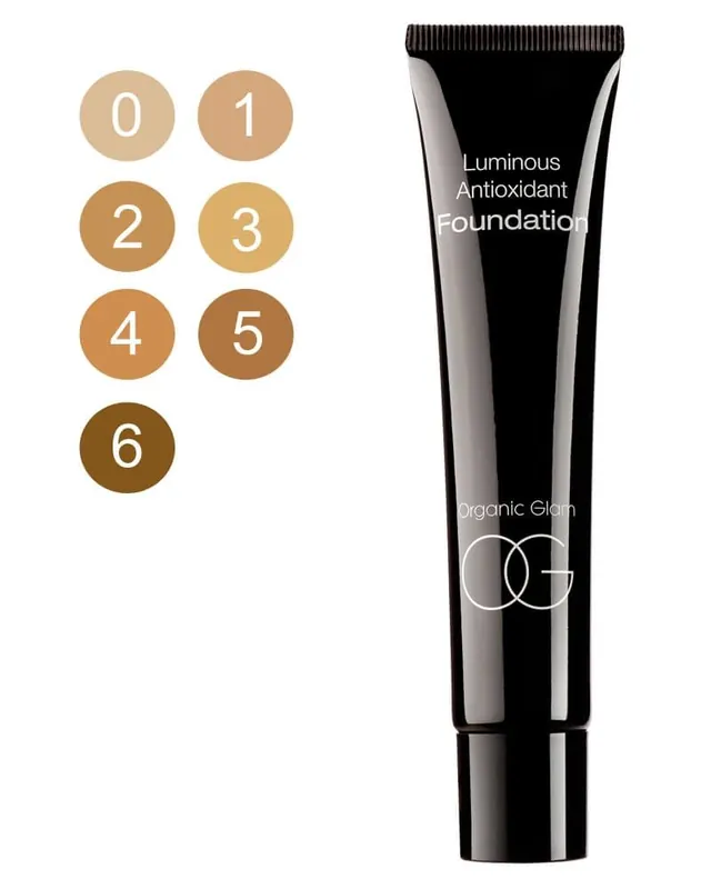 Neue Kollektion Organic Glam Luminous Antioxidant Foundation 6 (U)