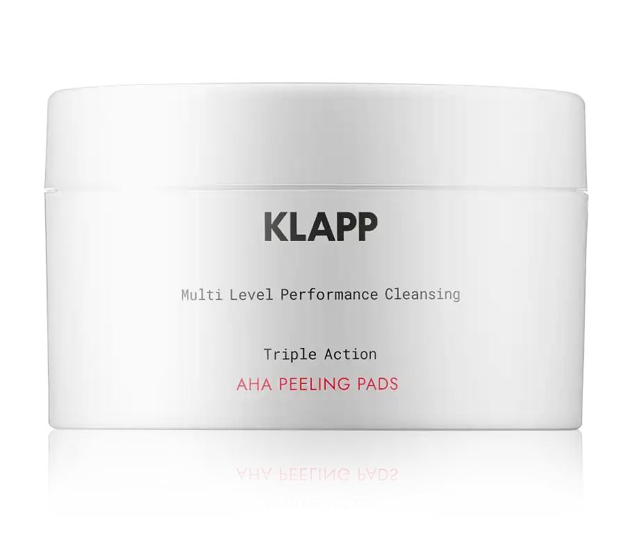 Geprüft KLAPP Multi Level Performance Cleansing Triple Action AHA Peeling Pads (40 Stück)