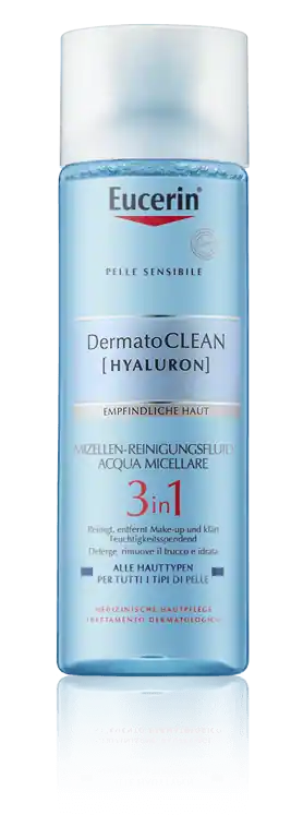 Eucerin DermatoClean (Hyaluron) Mizellen-Reinigungsfluid 3in1 (200 ml) Nur Für Kurze Zeit