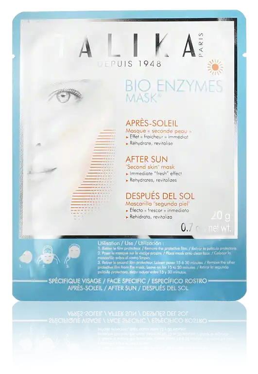 Talika Gesichtspflege Bio Enzymes Mask After Sun Kostenloser Rückversand