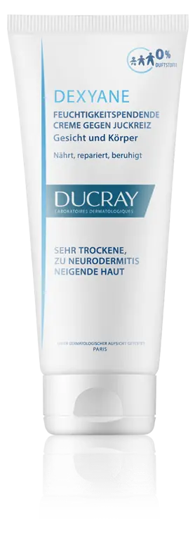 Ducray Dexyane Feuchtigkeitsspendende Creme gegen Juckreiz (200 ml) Geld-Zurück-Garantie