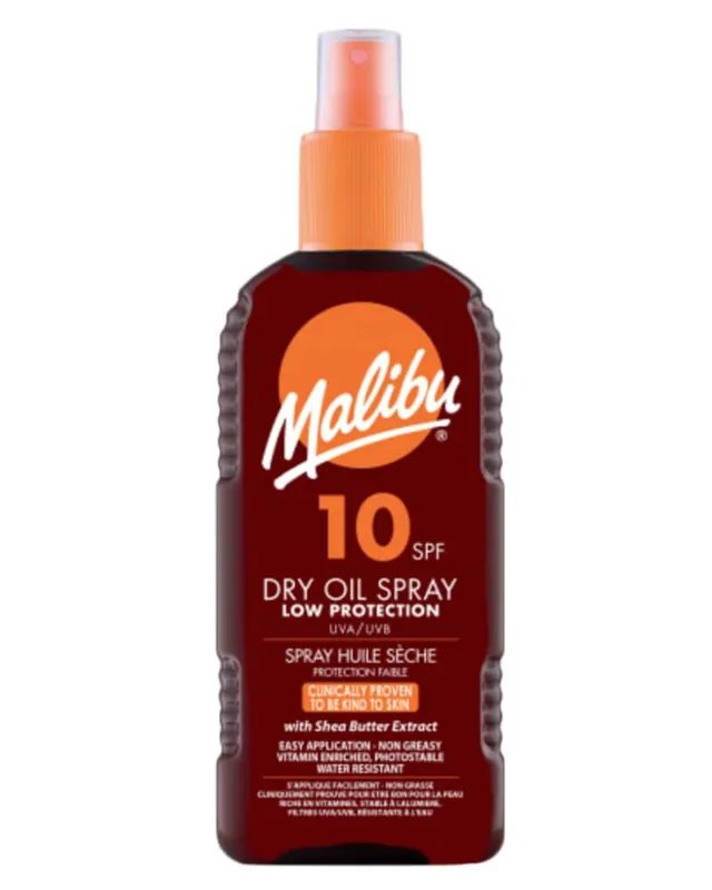 Malibu Dry Oil Sun Spray SPF 10 (F) Markenware
