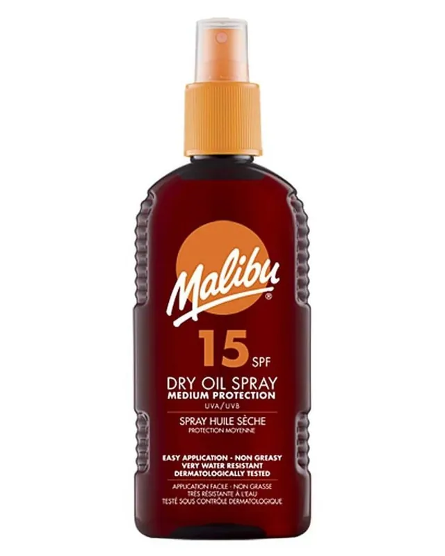 Must-Have Malibu Dry Oil Sun Spray SPF 15 (F)
