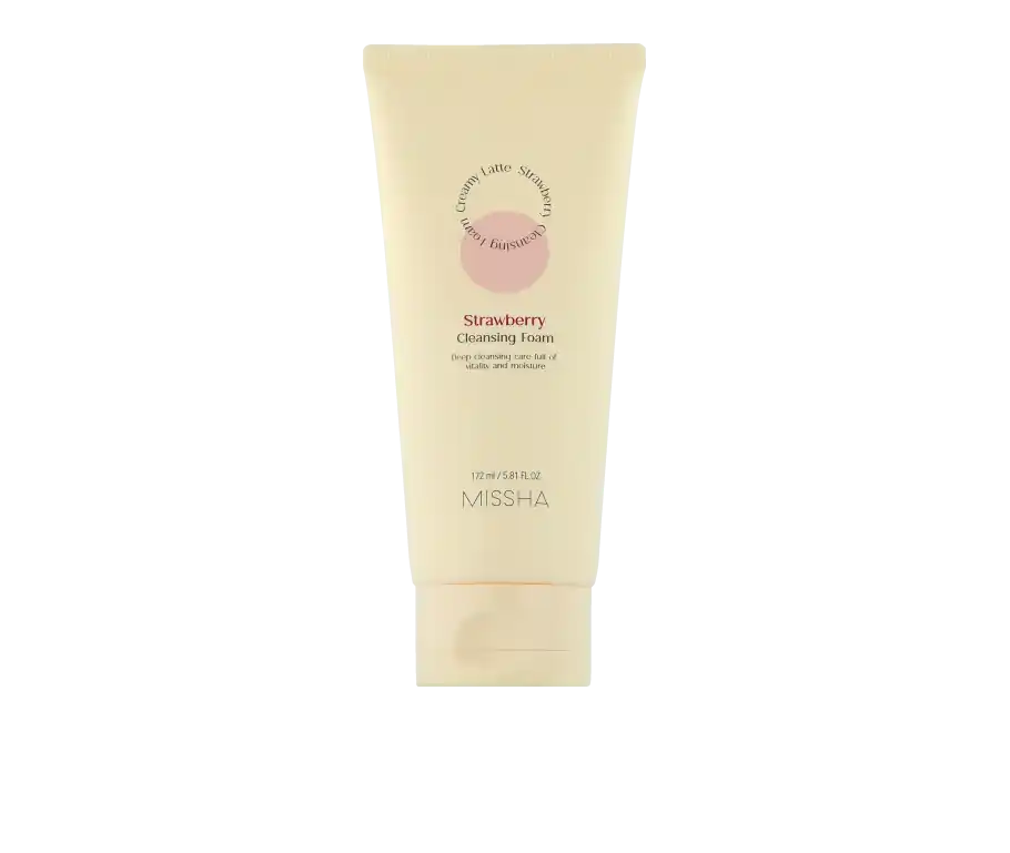 Preiswert Missha Creamy Latte Cleansing Foam Strawberry (172 ml)
