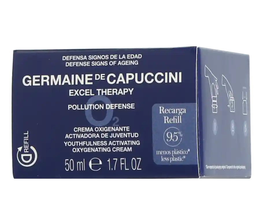 Abverkauf Germaine de Capuccini Excel Therapy O2 Pollution Defense Youthfulness Activating Oxygenating Cream Refill (50 ml)