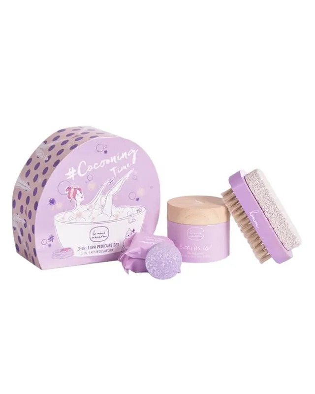Le Mini Macaron Cocooning Time Spa Pedicure Kit Neu Im Sortiment