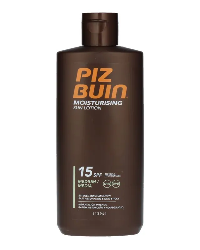 Piz Buin Moisturising Sun Lotion 15 SPF Kostenloser Rückversand