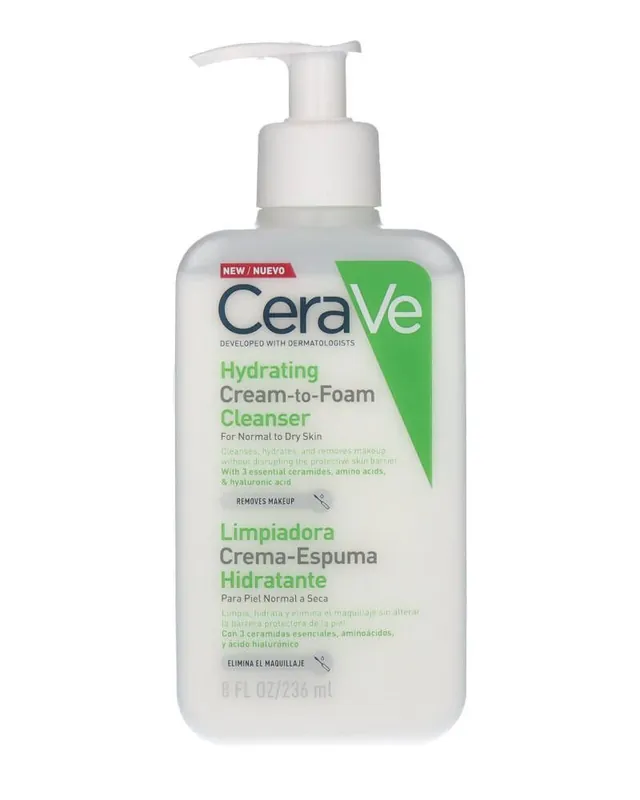 Weltweiter Versand Cerave Hydrating Cream-To-Foam Cleanser