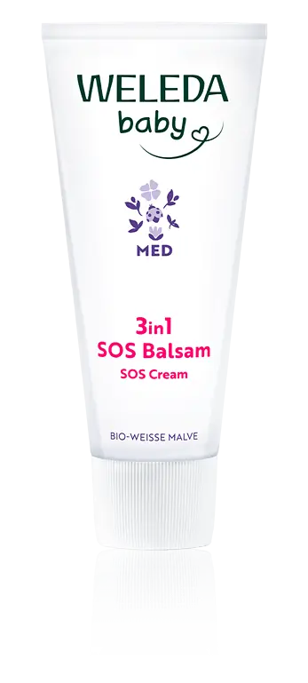 Weltweiter Versand Weleda Baby Med 3in1 Baby Med 3in1 SOS Balsam Weiße Malve (50 ml)
