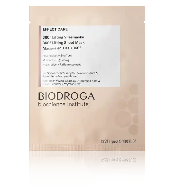 Zertifiziert Biodroga Bioscience Institute Effect Care 360° Lifting Vliesmaske (16 ml)
