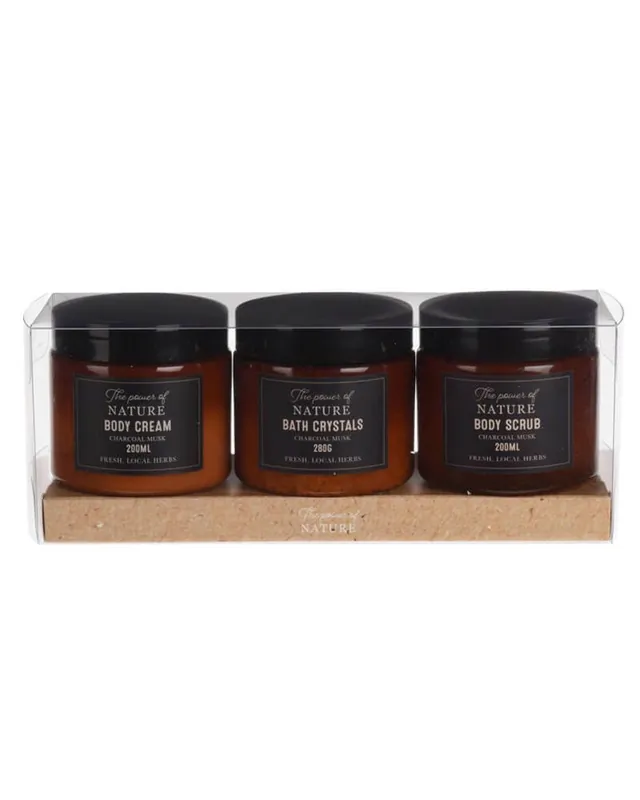 Expressversand Excellent Houseware BadesetCharcoal Musk