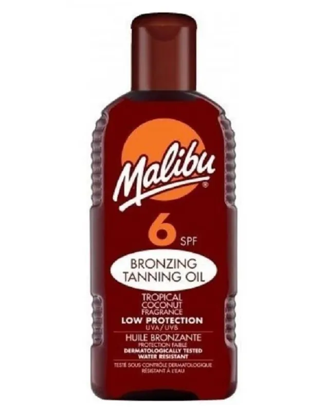 Malibu Bronzing Tanning Oil SPF 6 Nur Für Kurze Zeit