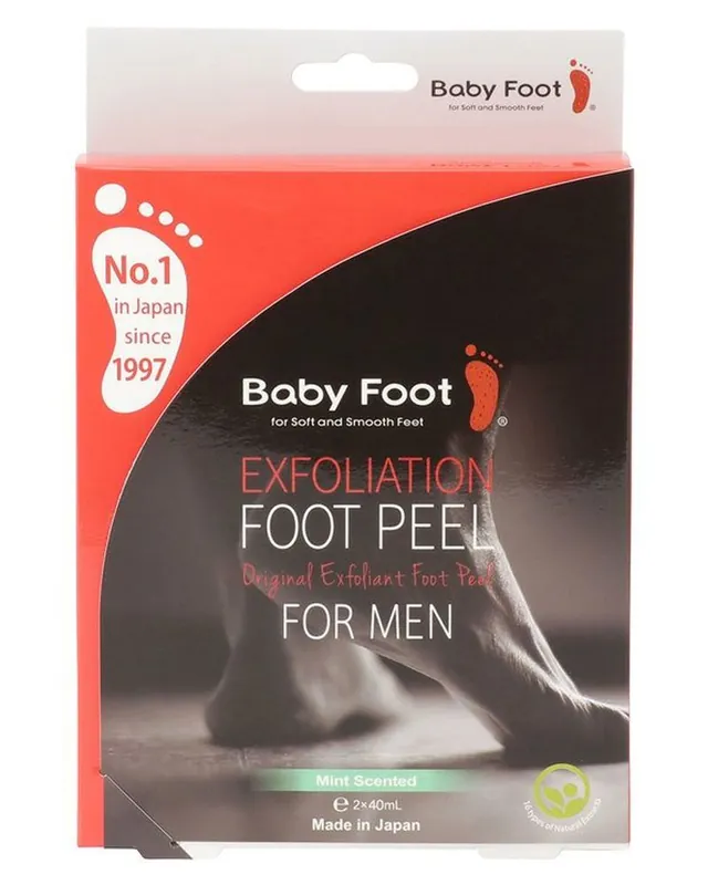 Baby Foot Exfoliation Foot Peel For Men Mint Scented (U) Super-Preis