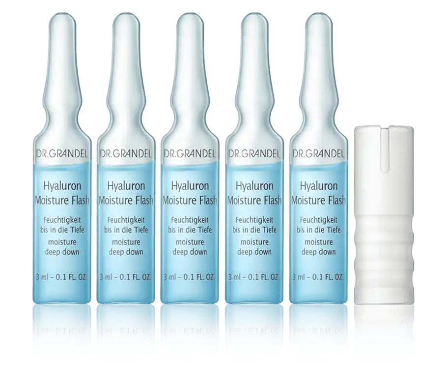 Ausverkauf Dr. Grandel Wirkstoff-Ampullen Cool! Moisture Flash! (5 x 3 ml)
