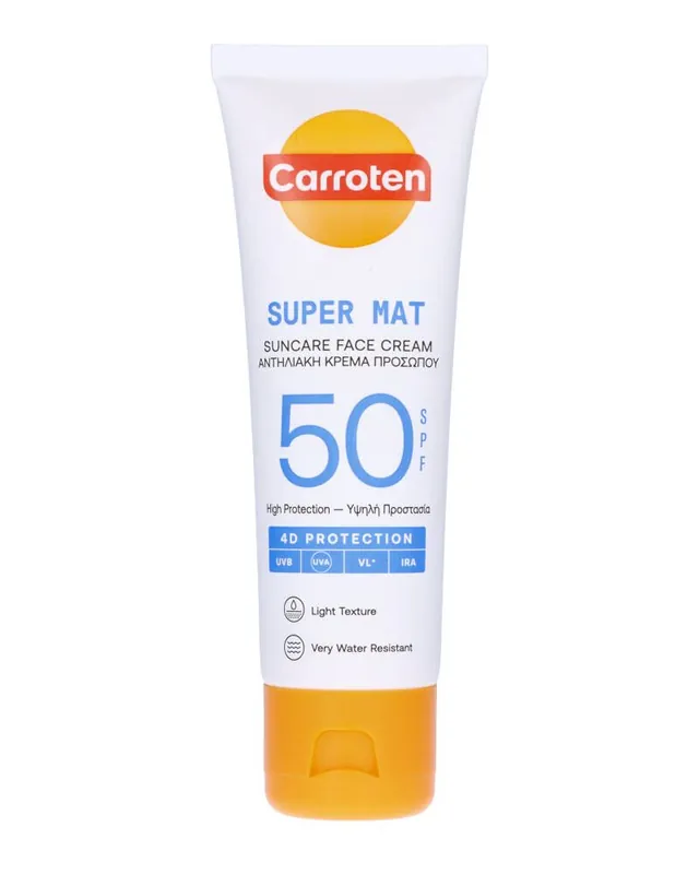 Nur Heute Carroten Super Mat Suncare Face Cream SPF 50