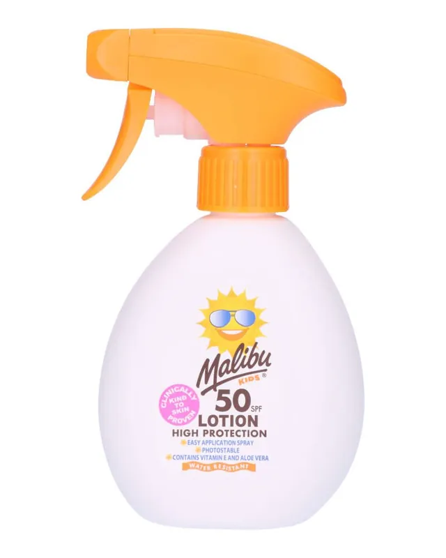 Malibu Kids Sun Lotion Spray SPF 50 (F) Echt
