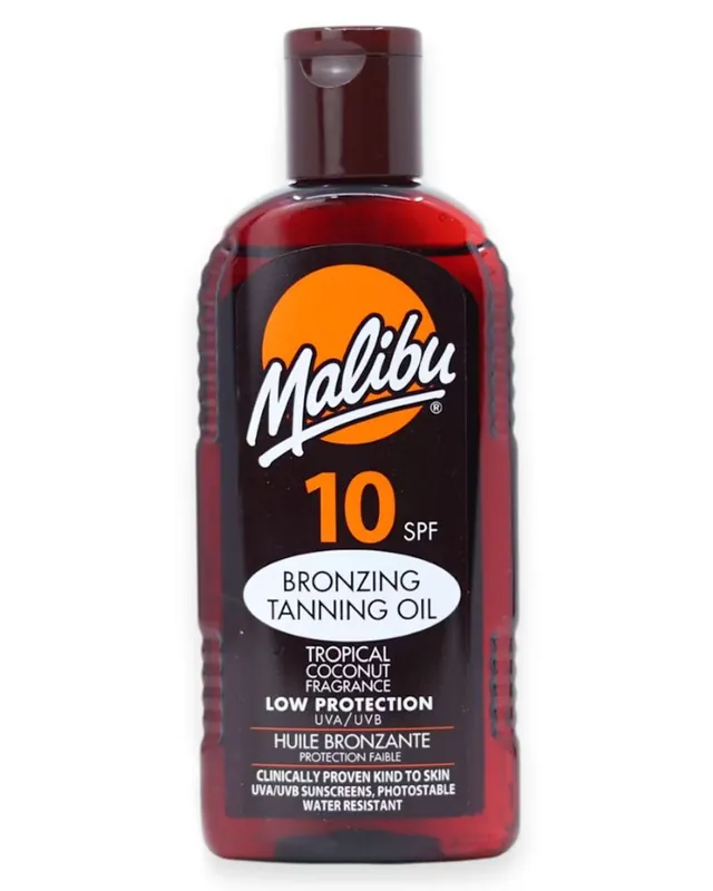 Wochenendangebot Malibu Bronzing Tanning Oil SPF 10 Tropical Coconut