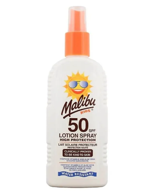 Neue Kollektion Malibu Kids High Protection Lotion Spray SPF50 (F)