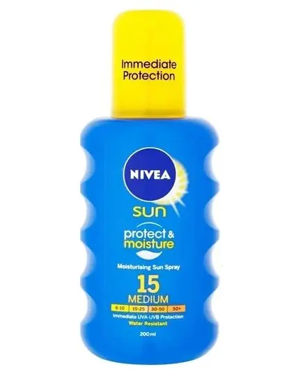 Nivea Sun Protect And Moisture SPF 15 Medium Weltweiter Versand