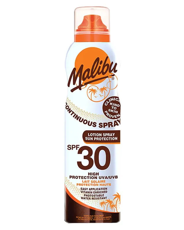 Zertifiziert Malibu Continuous Sun Lotion Spray SPF 30 (U)