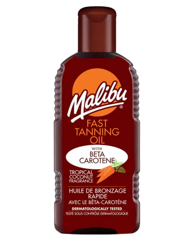 Malibu Fast Tanning Oil With Beta Carotene Markenware