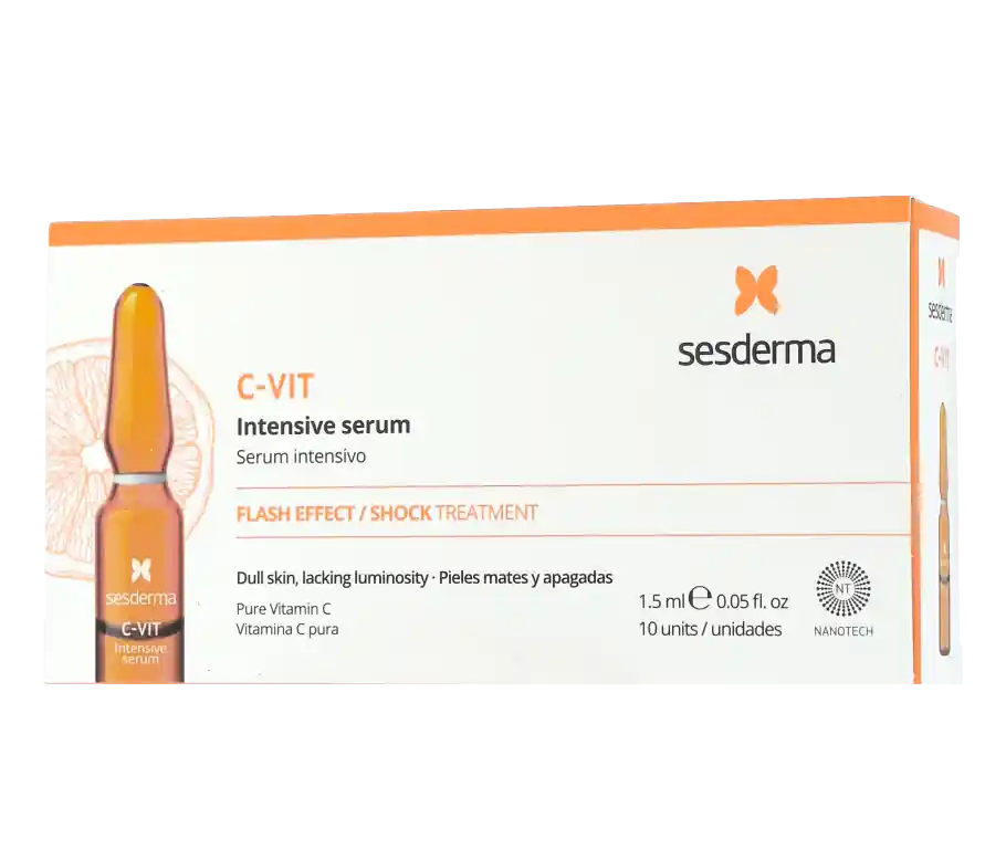 Finale Aktion Sesderma C-Vit Intensive Serum Flash Effect/Shock Treatment (10 x 1,5 ml)