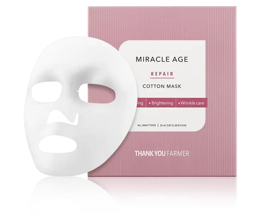 Echt THANK YOU FARMER Miracle Age Repair Cotton Mask (1 Stück)