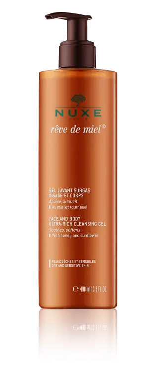 Echt Nuxe Rêve de Miel Gel Lavant Surgras Visage et Corps (400 ml)